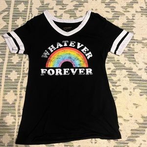 Arizona Jean “Whatever Forever” Rainbow Shirt